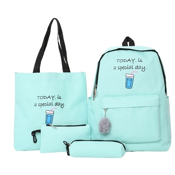 4 pcs sets canvas school bags for teenage girls female children shoulder bags trend female backpack fashion women backpack 220425
4 pcs sets canvas school bags for teenage girls female children shoulder bags trend female backpack fashion women backpack 220425