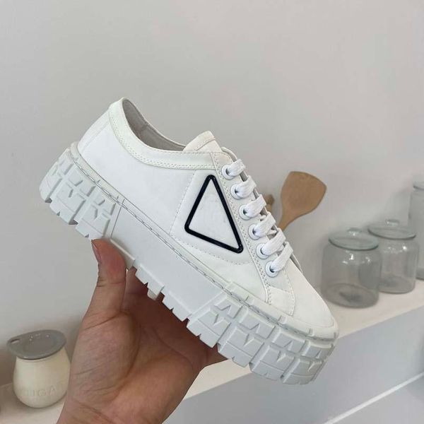 luxury women sneakers designer shoes lnspired by motorcycle wheels a nylon gabardine sneaker has thick rubber sole ariangular adorns the tre, Black
luxury women sneakers designer shoes lnspired by motorcycle wheels a nylon gabardine sneaker has thick rubber sole ariangular adorns the tre, Black