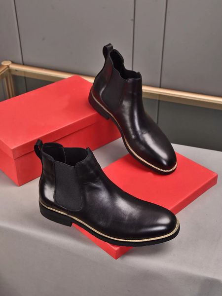 mens classic genuine leather ankle boots men fashion famous party wedding dress shoes brand casual martin motorcycle boots size 38-45, Black
mens classic genuine leather ankle boots men fashion famous party wedding dress shoes brand casual martin motorcycle boots size 38-45, Black