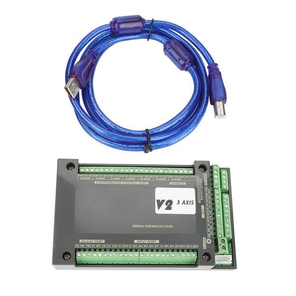 200khz nvum usb mach3 motion control card cnc controller board 3axis 
200khz nvum usb mach3 motion control card cnc controller board 3axis