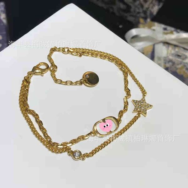 d di home new letter double female five pointed simple hand jewelry2022 luxury brand fashion design versatile ladies bracelet, Black
d di home new letter double female five pointed simple hand jewelry2022 luxury brand fashion design versatile ladies bracelet, Black