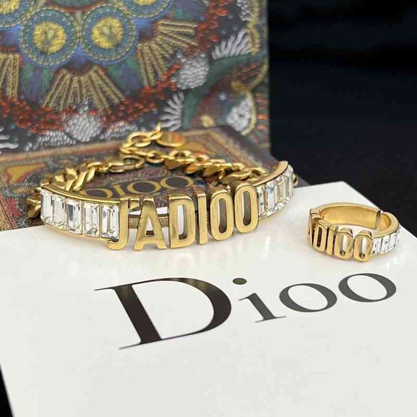 fashion tide brand jewelry new luxury bracelet wholesale house dijia letter female brass open ring, Silver
fashion tide brand jewelry new luxury bracelet wholesale house dijia letter female brass open ring, Silver
