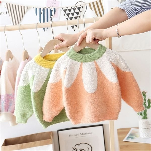 ins baby girls sweater 1-7 years old autumn and winter children's sweater mohair flower kids sweaters christmas sweaters lj201130, Blue
ins baby girls sweater 1-7 years old autumn and winter children's sweater mohair flower kids sweaters christmas sweaters lj201130, Blue