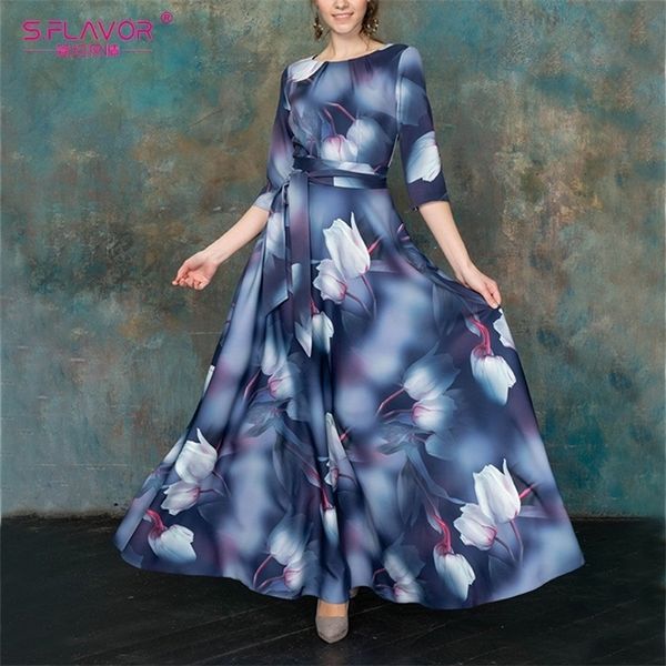 sflavor elegant women printing long dress autumn fashion bohemian party vestidos de women winter casual dresses 201008, White;black
sflavor elegant women printing long dress autumn fashion bohemian party vestidos de women winter casual dresses 201008, White;black