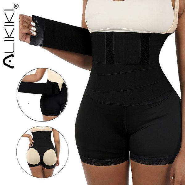 high waist trainer shorts tummy control butt lifter shaper panties with wrap belt women flat belly slimming fajas shapewear 220817
high waist trainer shorts tummy control butt lifter shaper panties with wrap belt women flat belly slimming fajas shapewear 220817