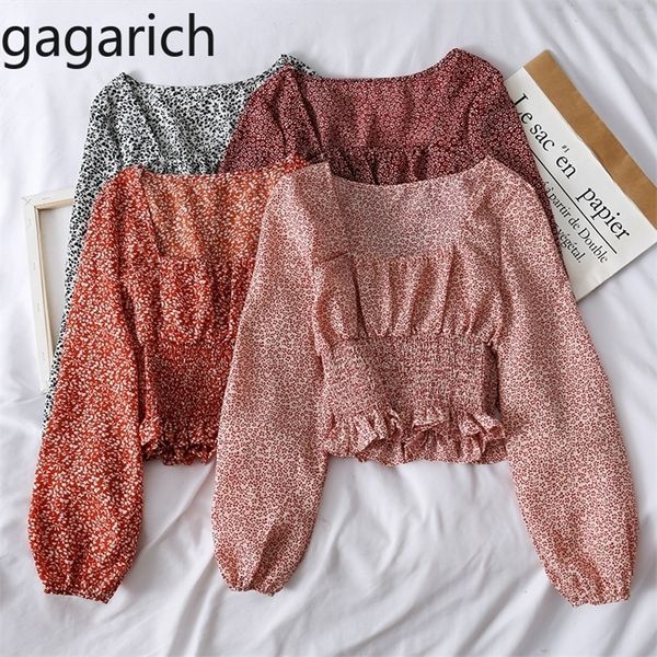 gagarich women sweet short chiffon blouse spring female casual floral print puff sleeve ladies fashion square collar shirts 201202, White
gagarich women sweet short chiffon blouse spring female casual floral print puff sleeve ladies fashion square collar shirts 201202, White