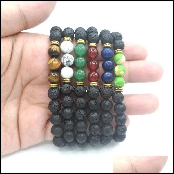 beaded strands bracelets jewelry jln lava and gemstone bracelet energy yoga lapis green aventurine red agate imperial jasper antique gold a, Black
beaded strands bracelets jewelry jln lava and gemstone bracelet energy yoga lapis green aventurine red agate imperial jasper antique gold a, Black