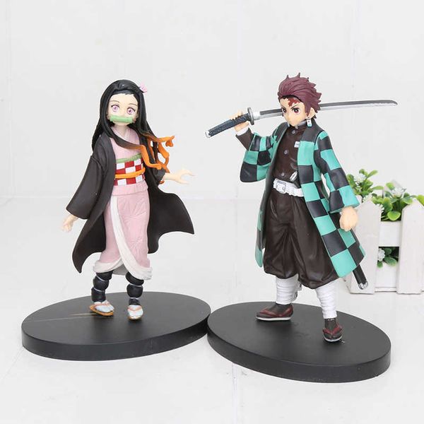 huiya01 16cm anime demon slayer kimetsu no yaiba kamado tanjirou kamado nezuko pvc action figure warrior model figuals toys q0722
huiya01 16cm anime demon slayer kimetsu no yaiba kamado tanjirou kamado nezuko pvc action figure warrior model figuals toys q0722