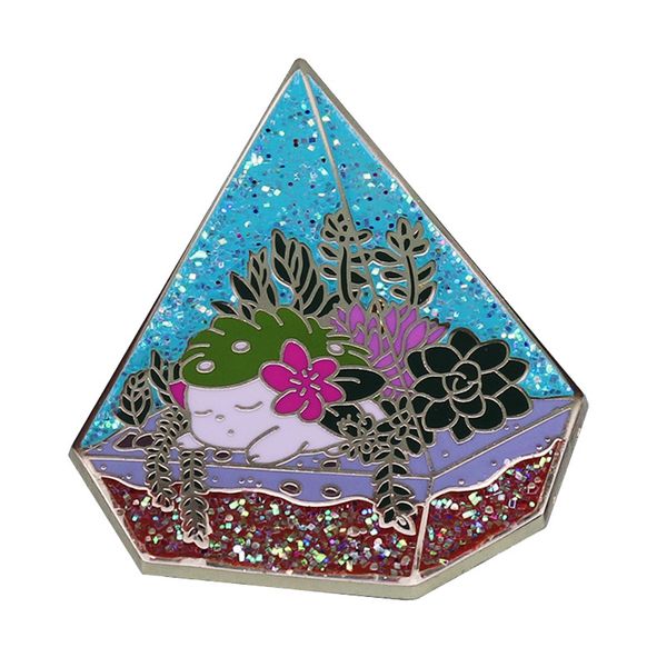 shaymin terrarium hard enamel pin natural plants and game lovers must have shiny accessory, Blue
shaymin terrarium hard enamel pin natural plants and game lovers must have shiny accessory, Blue