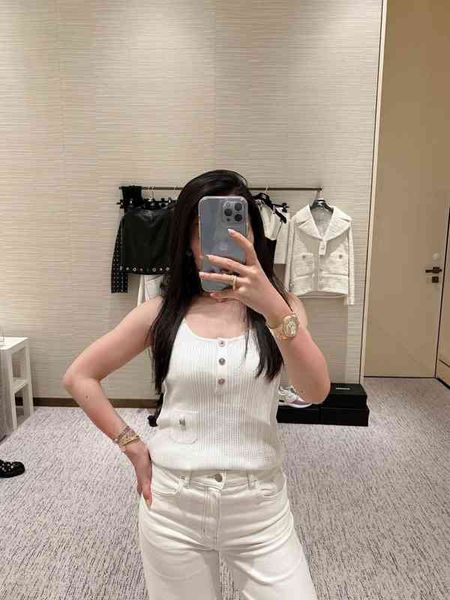 women's tanks camis fashion girl suspender t-shirt french spring summer small fragrance slim fit vest sweater sleeveless top, White
women's tanks camis fashion girl suspender t-shirt french spring summer small fragrance slim fit vest sweater sleeveless top, White