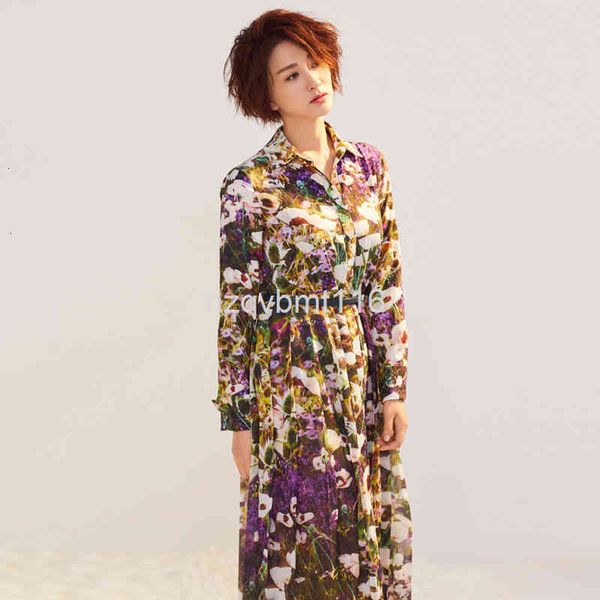 casual dresses temperament spring and summer women's wear li xiaoran's same style lapel long sleeve printed lace up medium dress, Black;gray
casual dresses temperament spring and summer women's wear li xiaoran's same style lapel long sleeve printed lace up medium dress, Black;gray