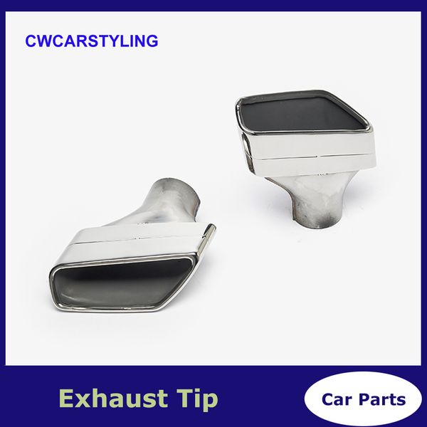 304 stainless steel car exhaust muffler pipe tailpipe square tip for bmw 5 series g30 g38 530i 528i 530i original style
304 stainless steel car exhaust muffler pipe tailpipe square tip for bmw 5 series g30 g38 530i 528i 530i original style
