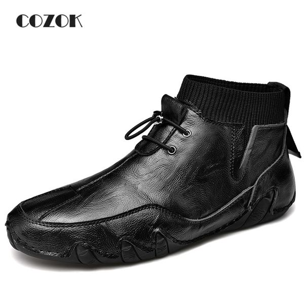 genuine leather fashion mens shoes cowboy botas hombre autumn winter handmade men martins boots casual lace up luxury 220726, Black
genuine leather fashion mens shoes cowboy botas hombre autumn winter handmade men martins boots casual lace up luxury 220726, Black