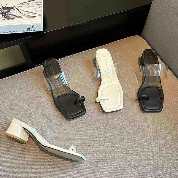 slippers fashion women clip toe summer sandals slides black white transparent slip on flat mid heels casual ladies dress shoes 220328
slippers fashion women clip toe summer sandals slides black white transparent slip on flat mid heels casual ladies dress shoes 220328
