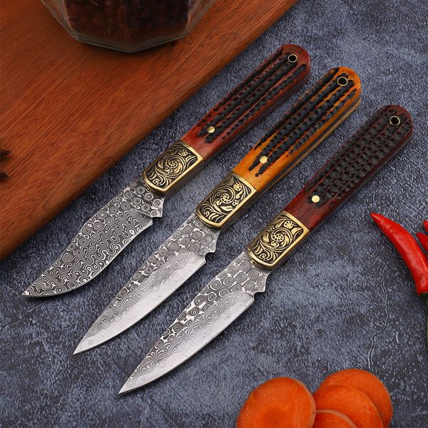 vg10 damascus blade bone handle home kitchen outdoor climbing fishing fruit edc tool knife
vg10 damascus blade bone handle home kitchen outdoor climbing fishing fruit edc tool knife