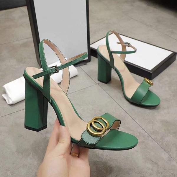 classic women's heel sandals leather party fashion brand buckle summer designer women's chunky heel dress shoes, Black
classic women's heel sandals leather party fashion brand buckle summer designer women's chunky heel dress shoes, Black