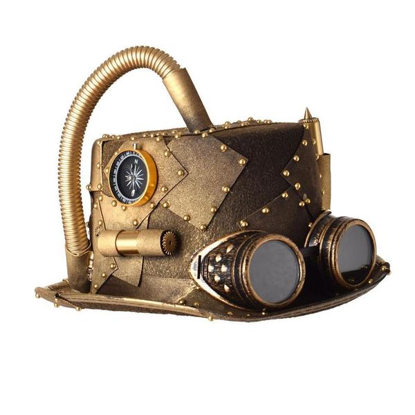 stingy brim hats steampunk hat lolita women men vintage retro punk goggles fedora halloween cosplay hats 220826, Blue;gray
stingy brim hats steampunk hat lolita women men vintage retro punk goggles fedora halloween cosplay hats 220826, Blue;gray