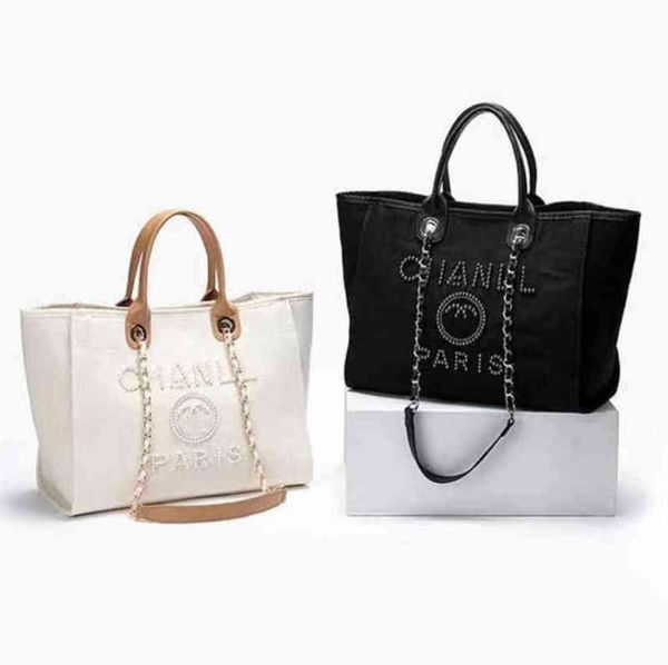 classic luxury brand ch beach bags canvas pearl evening bag designer portable shopping large capacity handbag women handbags label backpack
classic luxury brand ch beach bags canvas pearl evening bag designer portable shopping large capacity handbag women handbags label backpack