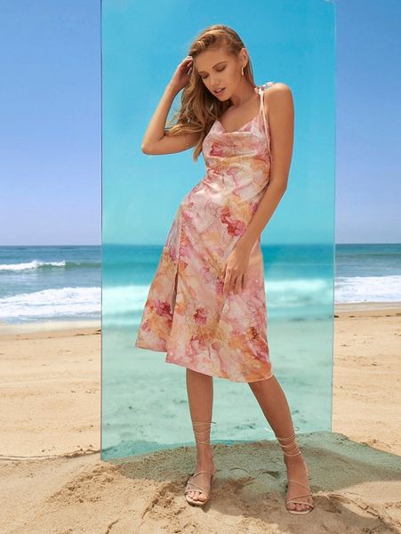 x becci knot shoulder crisscross backless slip dress i1v2#, Black;gray
x becci knot shoulder crisscross backless slip dress i1v2#, Black;gray