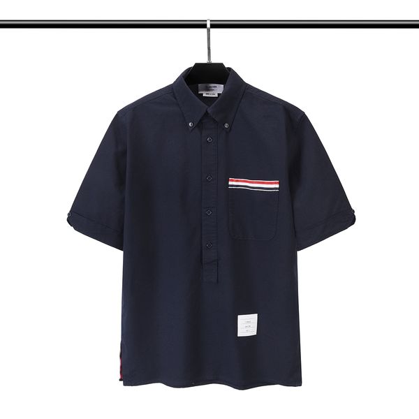 tb men's t-shirts summer new business casual cotton lapel loose half cardigan polo shirt classic split shirt jacket #s-xxxl, White;black
tb men's t-shirts summer new business casual cotton lapel loose half cardigan polo shirt classic split shirt jacket #s-xxxl, White;black