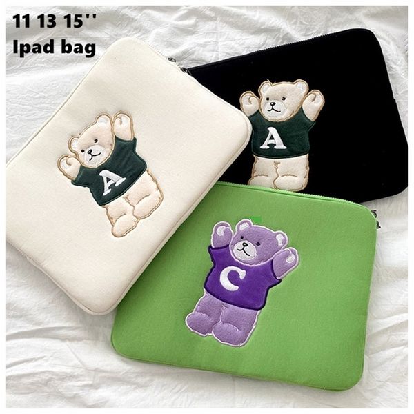 japanese ins ipad pro 9 7 11 inch lapcase korean cartoon bear 10 8 13 13 3 15 tablet protective inner sleeve bag pouch 220620
japanese ins ipad pro 9 7 11 inch lapcase korean cartoon bear 10 8 13 13 3 15 tablet protective inner sleeve bag pouch 220620