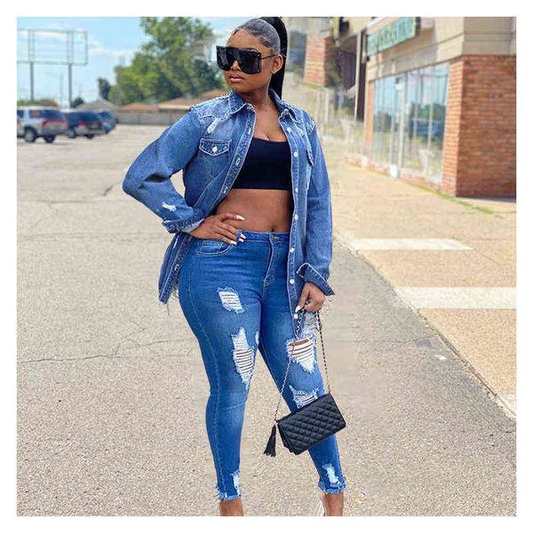 retro jean jacket women denim jackets tassel ripped denim jacket autumn casual women hole new fashion denim blue long coat 7082 l220714, Black;brown
retro jean jacket women denim jackets tassel ripped denim jacket autumn casual women hole new fashion denim blue long coat 7082 l220714, Black;brown