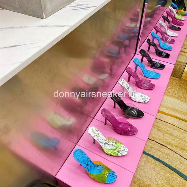slippers fashion trend high heels and thin candy color cool slippers for women, Black
slippers fashion trend high heels and thin candy color cool slippers for women, Black