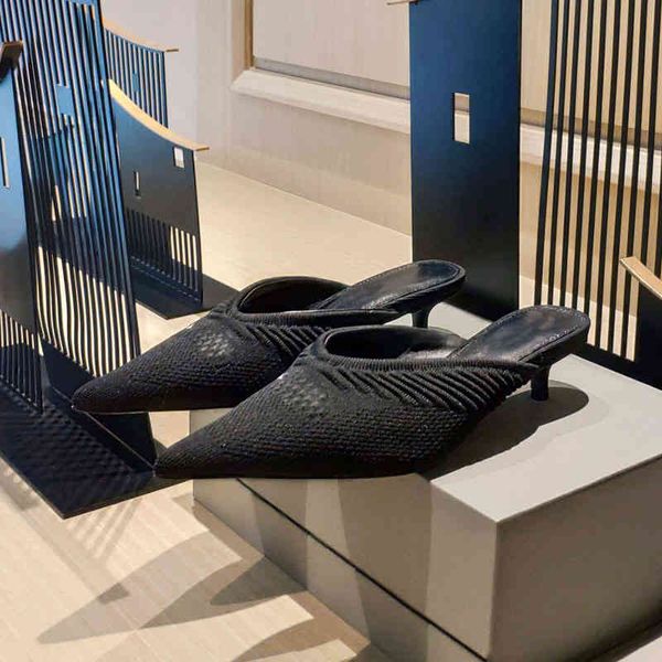 sandals paris baotou slippers women wear summer style b breathable flying woven pointed kitten with muller half slipper ku9r, Black
sandals paris baotou slippers women wear summer style b breathable flying woven pointed kitten with muller half slipper ku9r, Black
