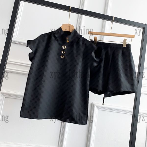 black color womens pants sets high-end tracksuits new ruffled shorts elastics trousers summer girls t shirts butterfly sleeves t-shirts newl, White
black color womens pants sets high-end tracksuits new ruffled shorts elastics trousers summer girls t shirts butterfly sleeves t-shirts newl, White