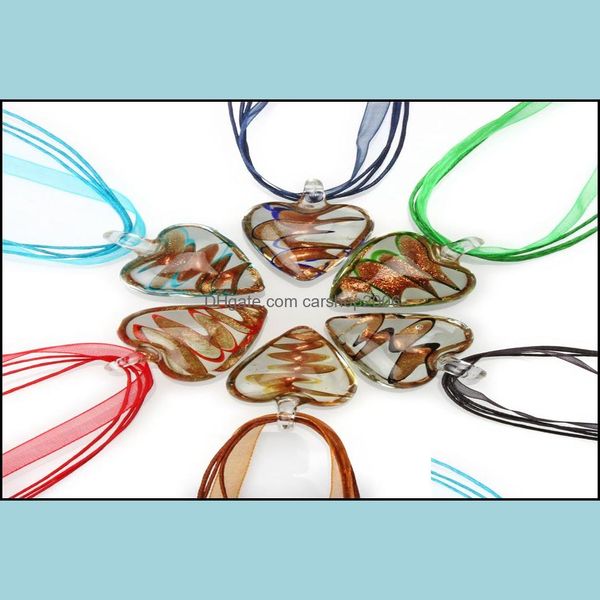 pendant necklaces pendants jewelry fashion wholesale 6pcs handmade murano lampwork glass mixed color heart gold dh8fl, Silver
pendant necklaces pendants jewelry fashion wholesale 6pcs handmade murano lampwork glass mixed color heart gold dh8fl, Silver