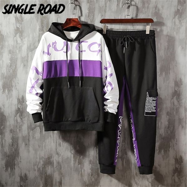 singleroad men s two pieces streetwear sets men patchwork sportswear tracksuit hip hop sweatshirts sweatpants black hoodie men lj201125, Gray
singleroad men s two pieces streetwear sets men patchwork sportswear tracksuit hip hop sweatshirts sweatpants black hoodie men lj201125, Gray