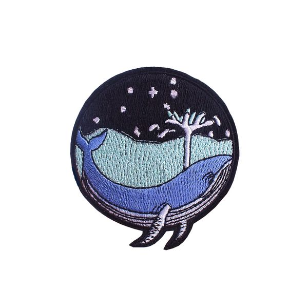 sewing notions sea whale cartoon animal embroidery patches for clothing shirts jackets iron on custom patch, Black
sewing notions sea whale cartoon animal embroidery patches for clothing shirts jackets iron on custom patch, Black