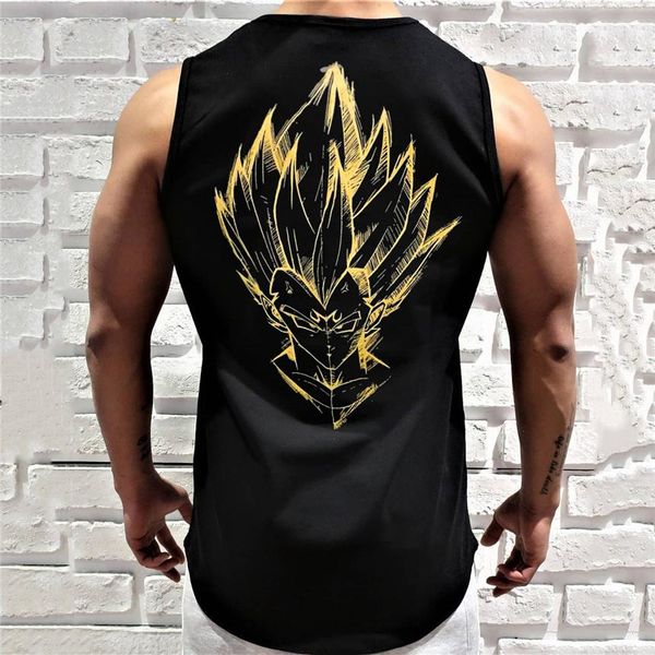 men vest bodybuilding tank gym fitness sleeveless shirt male stringer singlet casual fashion printed undershirt, White;black
men vest bodybuilding tank gym fitness sleeveless shirt male stringer singlet casual fashion printed undershirt, White;black