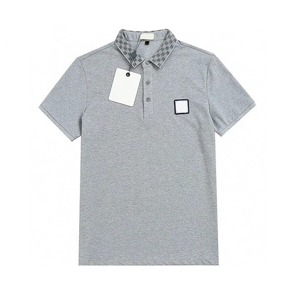 new collar check mens casual polo shirt plus size 22ss chest embroidery logo t shirt france luxury brand tshirt, Black;brown
new collar check mens casual polo shirt plus size 22ss chest embroidery logo t shirt france luxury brand tshirt, Black;brown