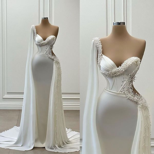 graceful one shoulder evening dresses pearls sweetheart prom dresses floor length sleeveless sweep train floor length celebrity women formal, Black;red
graceful one shoulder evening dresses pearls sweetheart prom dresses floor length sleeveless sweep train floor length celebrity women formal, Black;red
