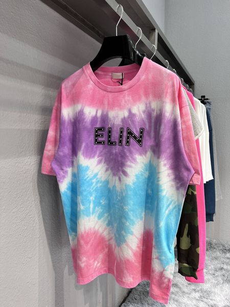 summer new t-shirt flowing tie-dye liuding letter printing couple casual all-match t-shirt short-sleeved high quality, White;black
summer new t-shirt flowing tie-dye liuding letter printing couple casual all-match t-shirt short-sleeved high quality, White;black