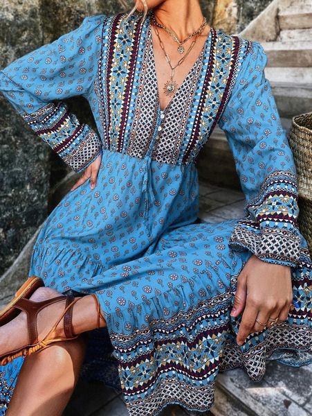 floral & geo print drawstring waist ruffle hem dress m8wh#, Black;gray
floral & geo print drawstring waist ruffle hem dress m8wh#, Black;gray