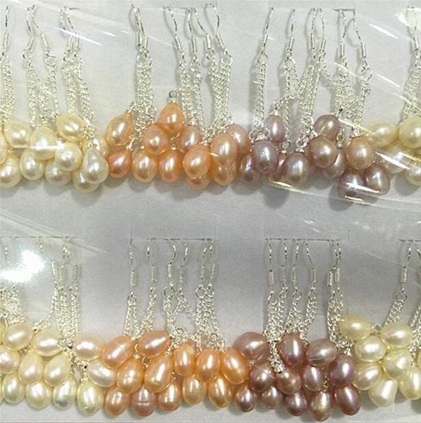 double chain 2 beads dangle & chandelier freshwater pearl earrings water drop white pink purple lady/girl fashion jewelry, Silver
double chain 2 beads dangle & chandelier freshwater pearl earrings water drop white pink purple lady/girl fashion jewelry, Silver