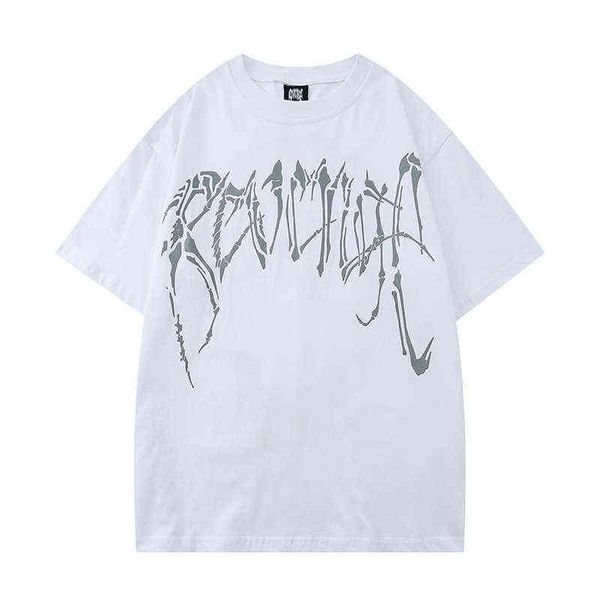 shirt designer t summer high street fashion brand keel skeleton reflective short sleeve t-shirt, White;black
shirt designer t summer high street fashion brand keel skeleton reflective short sleeve t-shirt, White;black