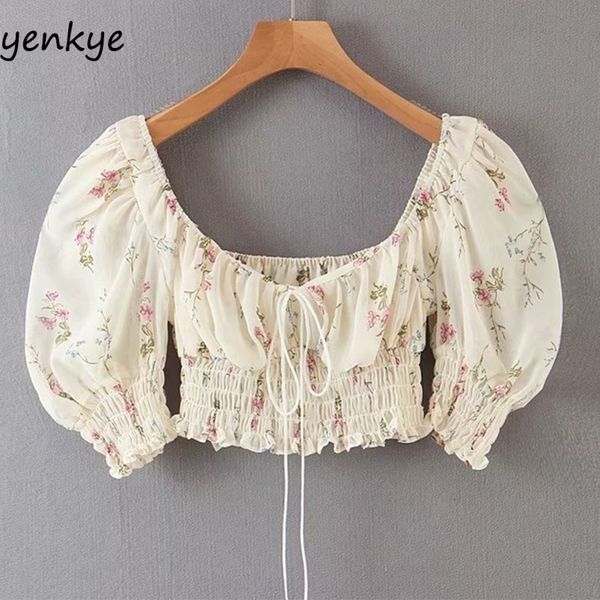 floral print crop women square neck puff sleeve chiffon sweet lady holiday summer boho short blouse ljpz9284 y200622, White
floral print crop women square neck puff sleeve chiffon sweet lady holiday summer boho short blouse ljpz9284 y200622, White