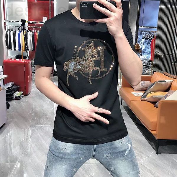 men's t-shirts designer cotton short sleeve men's t-shirt summer 2022 new drill trend versatile slim fit half xp3e, White;black
men's t-shirts designer cotton short sleeve men's t-shirt summer 2022 new drill trend versatile slim fit half xp3e, White;black
