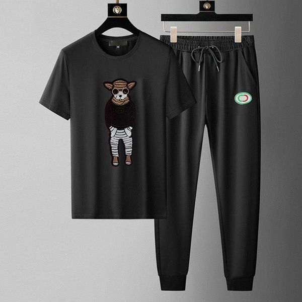2022 high end luxury leisure sports suit men s summer loose korean trend set of clothes t shirt short sleeve trousers two piece m-3xl, White;black
2022 high end luxury leisure sports suit men s summer loose korean trend set of clothes t shirt short sleeve trousers two piece m-3xl, White;black
