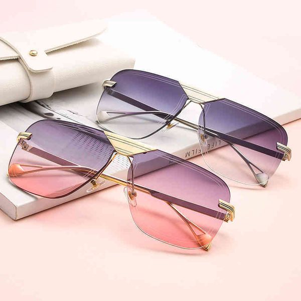2021 new fashion trend men's and women's sunglass framels cut ee metal sunglass personalized sunglass, White;black
2021 new fashion trend men's and women's sunglass framels cut ee metal sunglass personalized sunglass, White;black