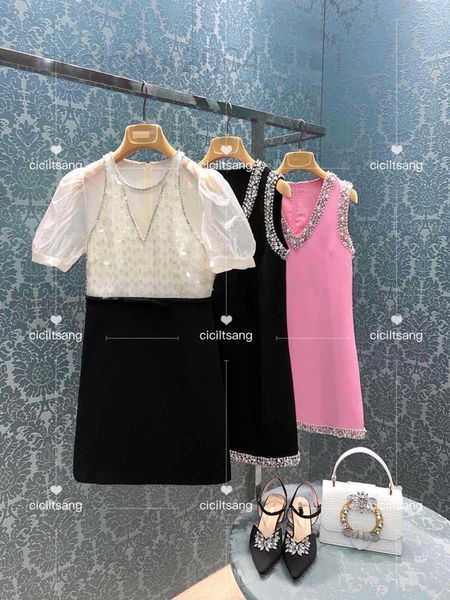 casual dresses designer 2022 spring / summer party heroine bubble sleeve mulberry silk organza sequin studded small gift dress vfax, Black;gray
casual dresses designer 2022 spring / summer party heroine bubble sleeve mulberry silk organza sequin studded small gift dress vfax, Black;gray