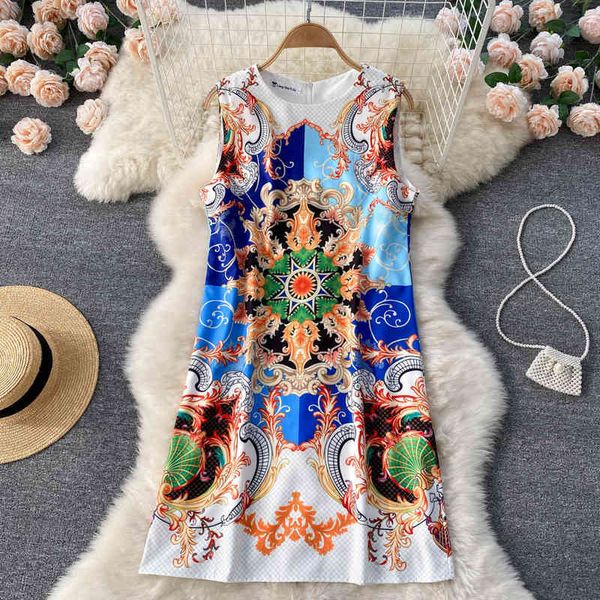 casual dresses 2022 summer french minority printed vest skirt women's national style small design dress psyz, Black;gray
casual dresses 2022 summer french minority printed vest skirt women's national style small design dress psyz, Black;gray