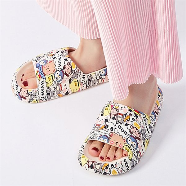 cute cartoon animal graffiti women slippers platform soft couples indoor bathroom woman sandals female summer shoes 220614, Black
cute cartoon animal graffiti women slippers platform soft couples indoor bathroom woman sandals female summer shoes 220614, Black