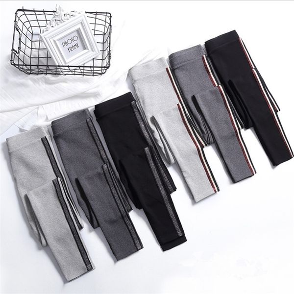 spring summer cotton legging high waist side stripes sporting fitness leggings pants slim leggings y200328, Black;white
spring summer cotton legging high waist side stripes sporting fitness leggings pants slim leggings y200328, Black;white