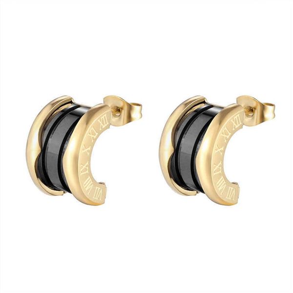 classic design stainless steel roman numeral semicircle ceramic stud earring gift for women love earring female vintage jewelry2413, Golden;silver
classic design stainless steel roman numeral semicircle ceramic stud earring gift for women love earring female vintage jewelry2413, Golden;silver