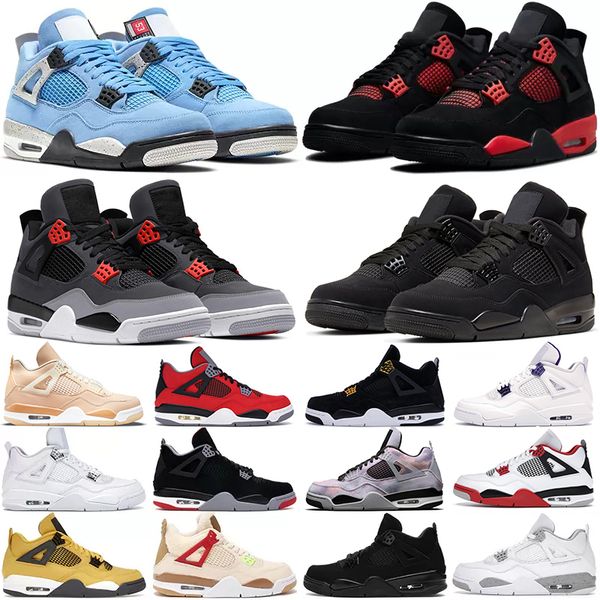 men jorden basketball shoes 4s black cat red thunder 4 university blue dark mocha marina blue bred patent twist outdoor sports trainers snea
men jorden basketball shoes 4s black cat red thunder 4 university blue dark mocha marina blue bred patent twist outdoor sports trainers snea
