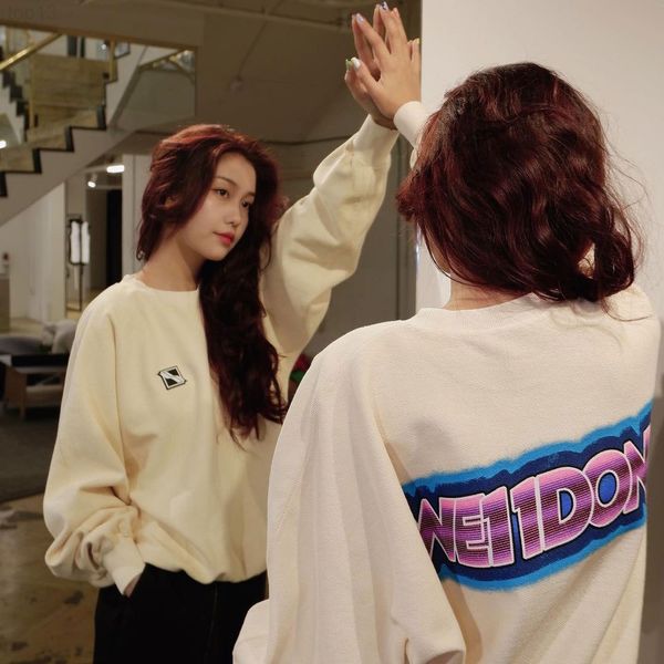 women's hoodies & sweatshirts designer we11 22 spring new terry wear round neck sweater painted letters printed age reducing gx2792 18h, Black
women's hoodies & sweatshirts designer we11 22 spring new terry wear round neck sweater painted letters printed age reducing gx2792 18h, Black